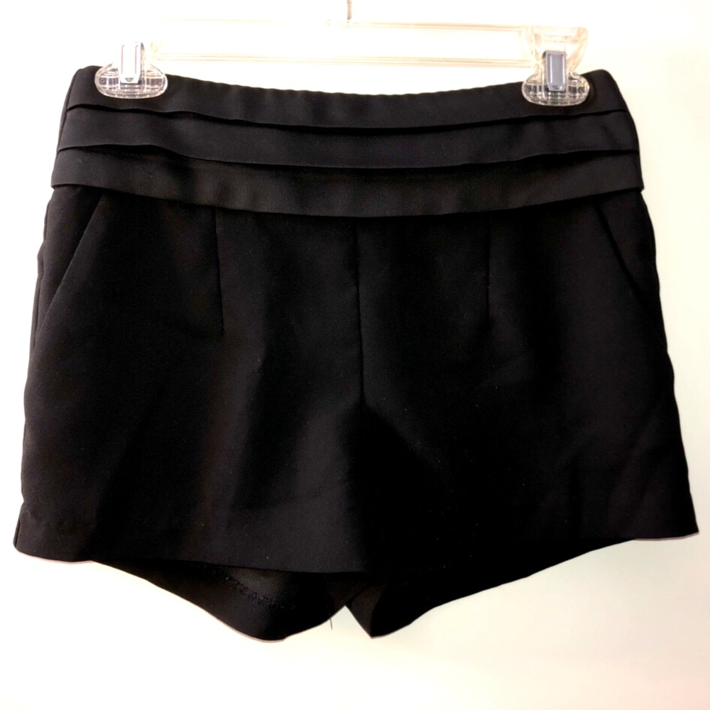 High Waisted Black Shorts